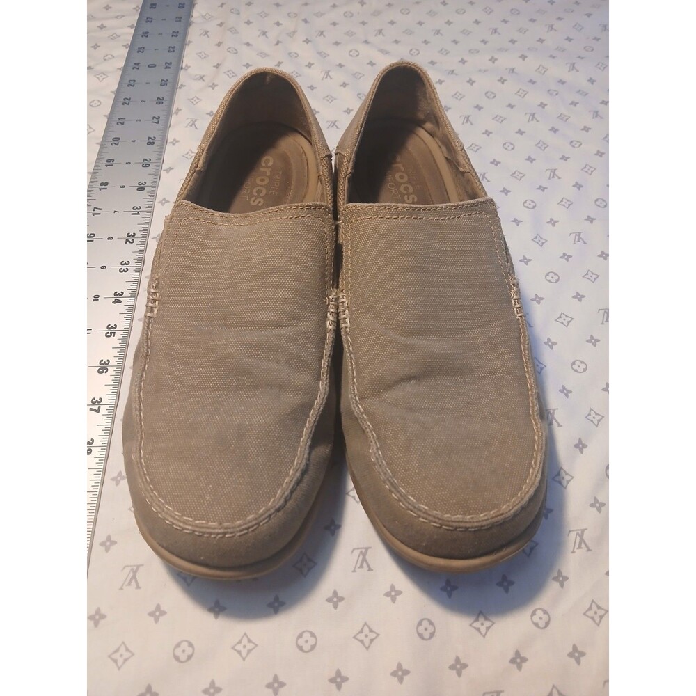 Crocs Santa Cruz Triple Comfort Loafers Men’s 12 Medium Slip On Shoes
